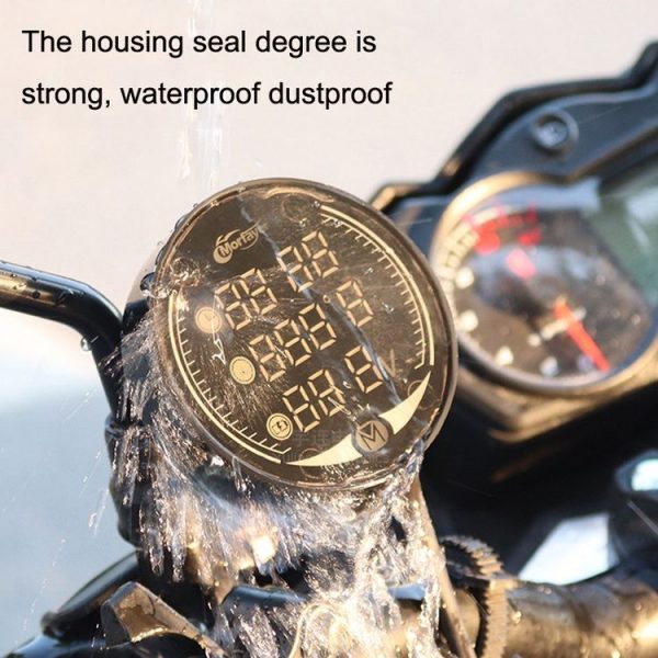 Morfayer YL-M05 4 In 1 Environmental Temperature Model 9-24V LED Night Vision Motorcycle Modification Instrument - Image 6