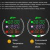 Morfayer YL-M05 4 In 1 Environmental Temperature Model 9-24V LED Night Vision Motorcycle Modification Instrument - Image 7