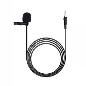 SONY D11 D21 3.5mm Wireless Lavalier Microphone Camera Clip Collar Mic (Black)