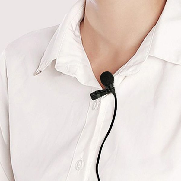 SONY D11 D21 3.5mm Wireless Lavalier Microphone Camera Clip Collar Mic (Black) - Image 6