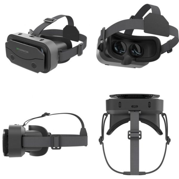 VRSHINECON G13 Virtual Reality VR Glasses Mobile Phone Movie Game 3D Digital Glasses (Black) - Image 2