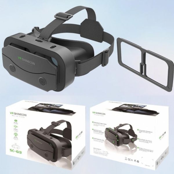 VRSHINECON G13 Virtual Reality VR Glasses Mobile Phone Movie Game 3D Digital Glasses (Black) - Image 9