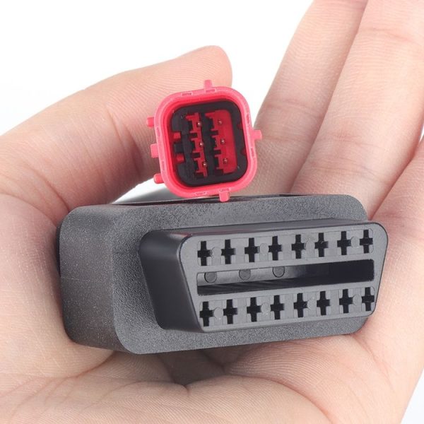 Honda Motorcycle OBD 16 Pin To 6 Pin National 46 Pin Adapter Cable - Image 4