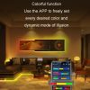 WIFI Wireless Symphony Light Bar Music Smart APP 2.4G Controller, Specification: Double Head - Image 4