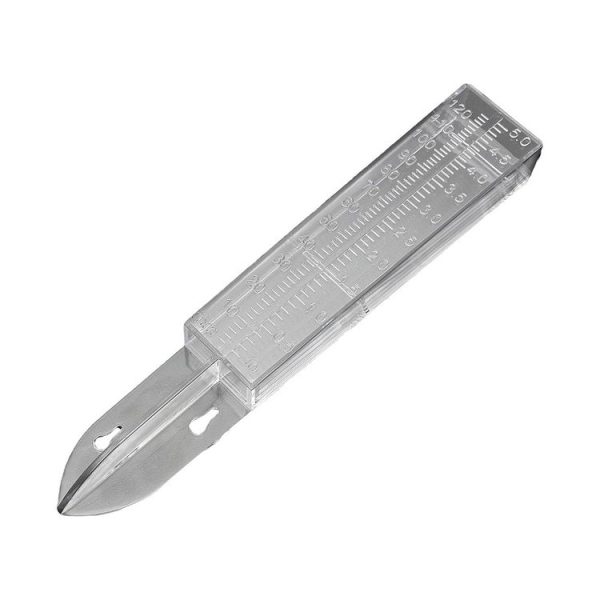 Plastic Transparent Outdoor Garden Rain Gauge Measuring Tool (25x4.5x2.7cm) - Image 2