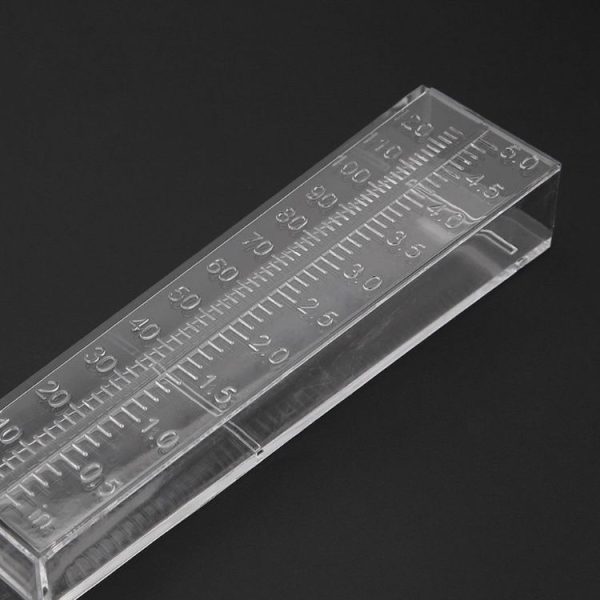 Plastic Transparent Outdoor Garden Rain Gauge Measuring Tool (25x4.5x2.7cm) - Image 5