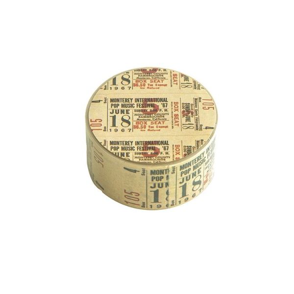 5rolls Retro Washi Tape for Journal Scrapbooking Diary Planners, Color: A Letter - Image 6