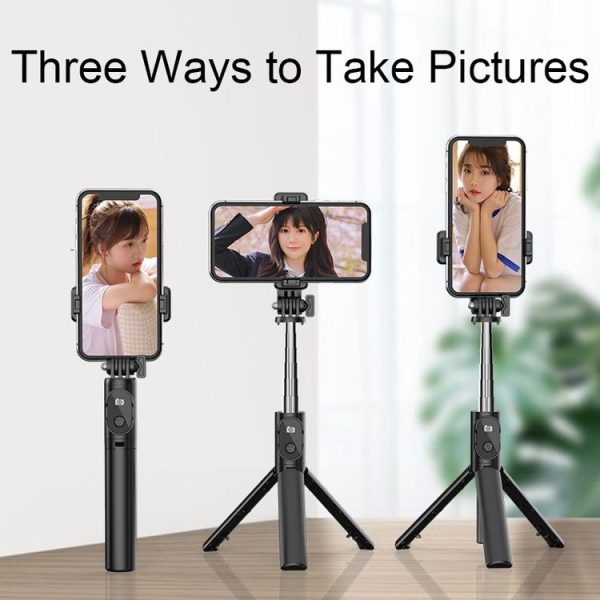 Portable 360 Degree Rotation Foldable Bluetooth Selfie Stick, Spec: P20H 102cm - Image 3