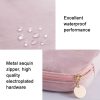 Plush Cloth Sanitary Napkin Storage Bag Sanitary Pad Storage Bag (Gray) - Image 3