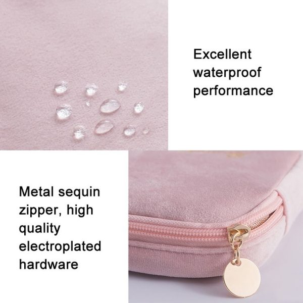 Plush Cloth Sanitary Napkin Storage Bag Sanitary Pad Storage Bag (Gray) - Image 3