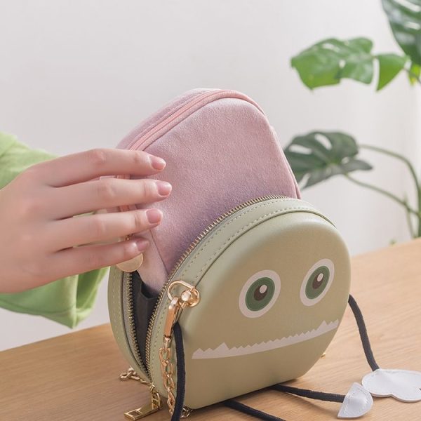 Plush Cloth Sanitary Napkin Storage Bag Sanitary Pad Storage Bag (Gray) - Image 6