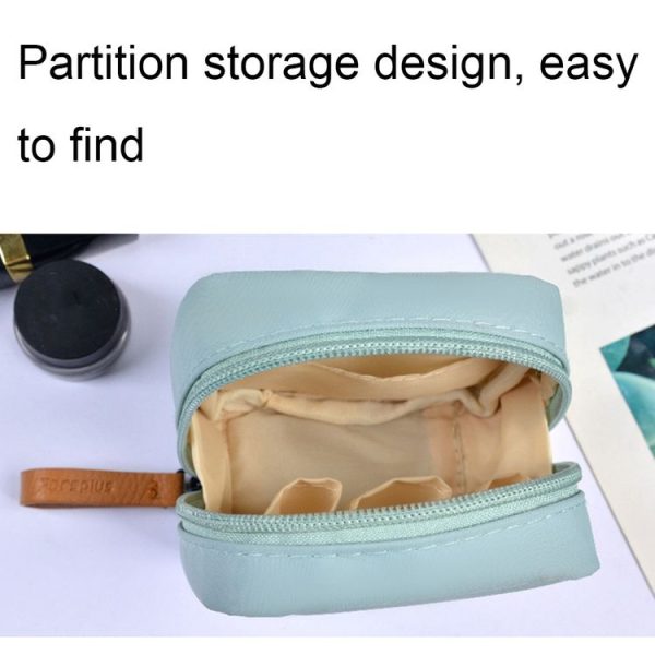 Multifunctional Waterproof Portable Sanitary Storage Bags Mini Cosmetic Bag (Grey) - Image 5