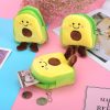 Avocado Fruit Schoolbag Shape Coin Purse Lipstick Data Line Bag (9x8.5x4cm) - Image 2