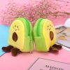 Avocado Fruit Schoolbag Shape Coin Purse Lipstick Data Line Bag (9x8.5x4cm) - Image 4