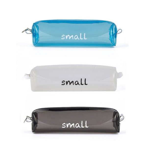 H6465-1 TPU Waterproof Student Transparent Pencil Bag (White) - Image 2
