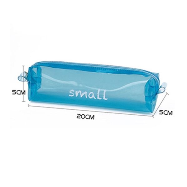 H6465-1 TPU Waterproof Student Transparent Pencil Bag (White) - Image 3