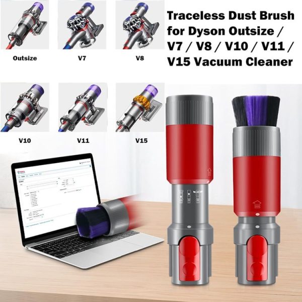 Dyson Vacuum Cleaner V7 V8 V10 V11 V15 Non-marking Soft Bristle Dusting Brush - Image 4
