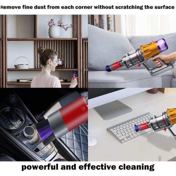 Dyson Vacuum Cleaner V7 V8 V10 V11 V15 Non-marking Soft Bristle Dusting Brush - Image 8