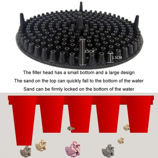 Car Wash Barrel Gravel Filter Isolation Net, Size: Small 23.5cm (Black) - Image 4