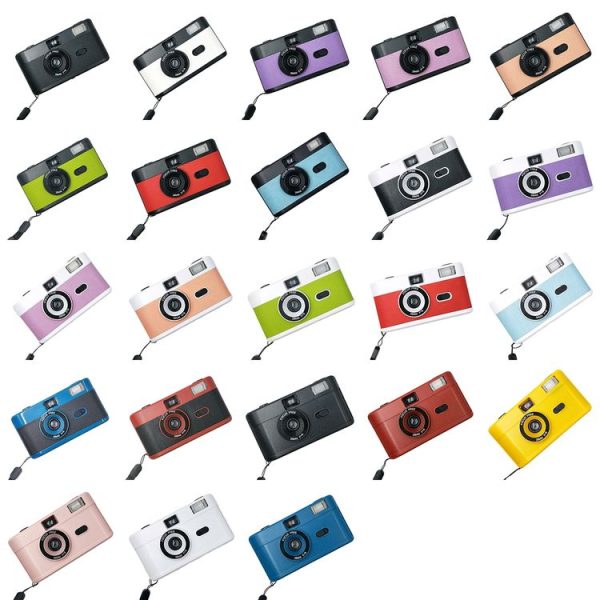 R2-FILM Retro Manual Reusable Film Camera for Children without Film (Black+Purple) - Image 2