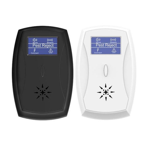Household Mute Low Power Ultrasonic Insect Repeller, Specification: EU Plug (Black) - Image 2