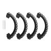 DJI Avata BRDRC-9604 4pcs Drone Propeller TPU Protective Guard UAV Bumper Anti-collision Ring Cover (Black)