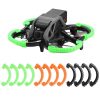 DJI Avata BRDRC-9604 4pcs Drone Propeller TPU Protective Guard UAV Bumper Anti-collision Ring Cover (Black) - Image 2