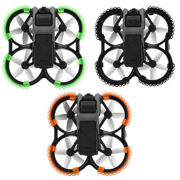 DJI Avata BRDRC-9604 4pcs Drone Propeller TPU Protective Guard UAV Bumper Anti-collision Ring Cover (Black) - Image 6