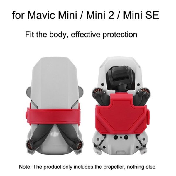BRDRC DJI-8936 For DJI Mavic Mini / Mini 2 / Mini SE Beam Paddle Device Propeller Blade Retainer (Red) - Image 4