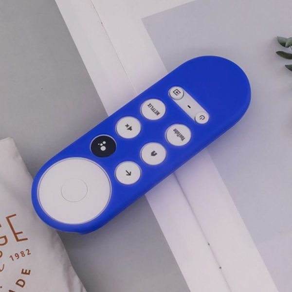 Google Chromecast 2020 Y16 Remote Control Anti-fall Silicone Protective Case (Blue)