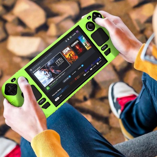 Steam Deck V3 Non-slip Silicone Protective Case for Pocket Consoles (Black) - Image 2
