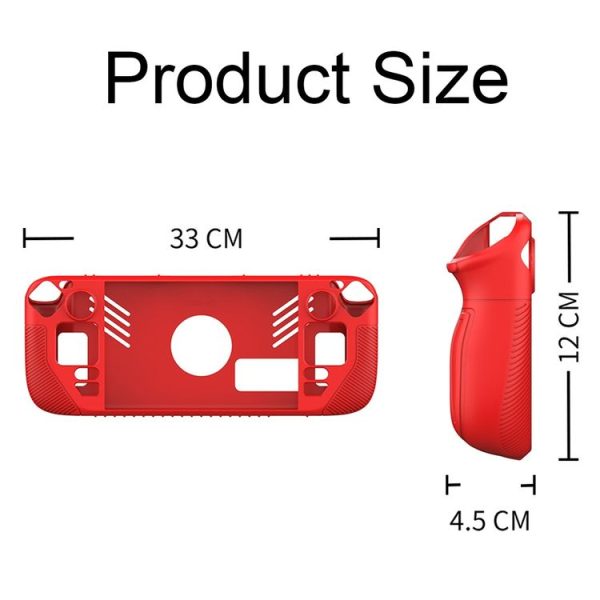 Steam Deck V3 Non-slip Silicone Protective Case for Pocket Consoles (Black) - Image 3