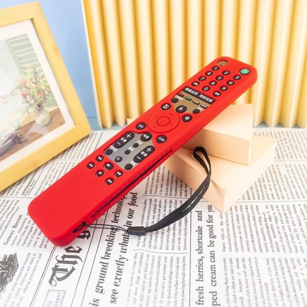 Y46 Remote Control Anti-Fall Silicone Protective Case For Sony RMF-TX600C / P / U / E 500U / E (Red) - Image 2