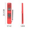 Y46 Remote Control Anti-Fall Silicone Protective Case For Sony RMF-TX600C / P / U / E 500U / E (Red) - Image 5