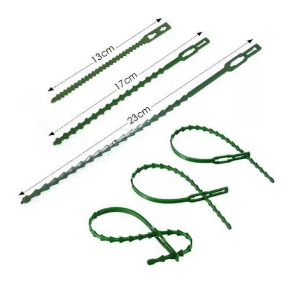 Multi-Purpose Garden Plants Fishbone Cable Ties, Length: 17cm / 50pcs - Image 3