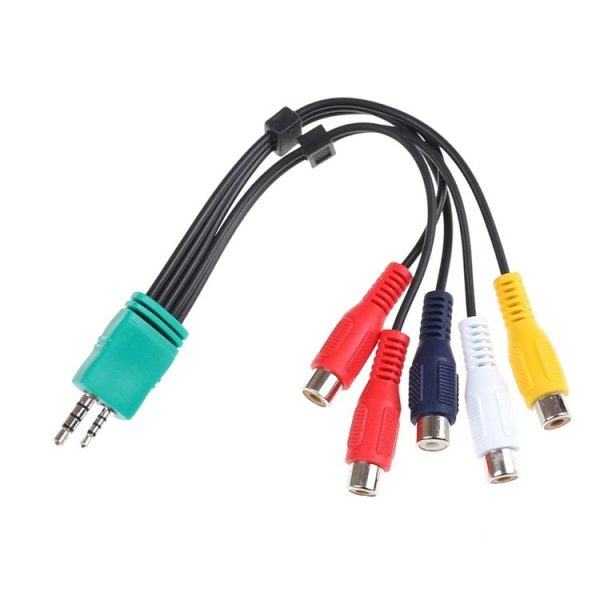 Samsung 3.5+2.5 to 5RCA Double-head LCD TV AV Cable Component Signal Cable - Image 2