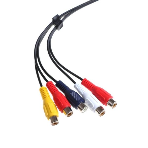 Samsung 3.5+2.5 to 5RCA Double-head LCD TV AV Cable Component Signal Cable - Image 5