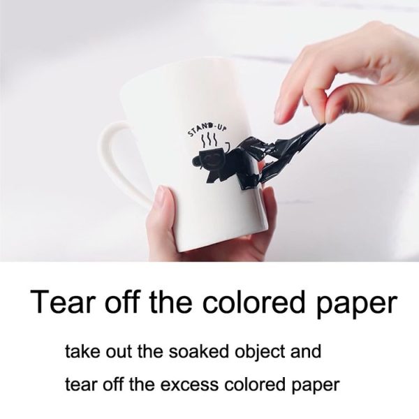 DAJA Carved Color Paper For Ceramic / Glass / Stone / Crystal / Jade (Black) - Image 6