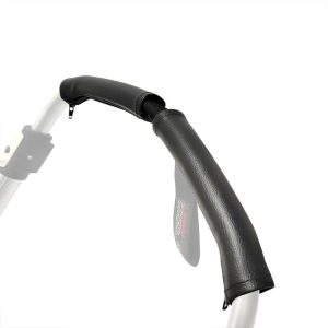 Bugaboo Bee Series Stroller Armrests PU Leather Zipper Protector (Black)