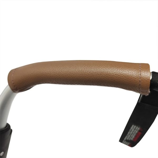 Bugaboo Bee Series Stroller Armrests PU Leather Zipper Protector (Black) - Image 6