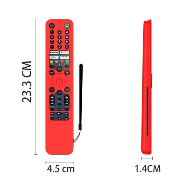 Sony RMF / MG3-TX520U Y52 Voice Remote Anti-Drop Silicone Protective Cover (Black) - Image 5