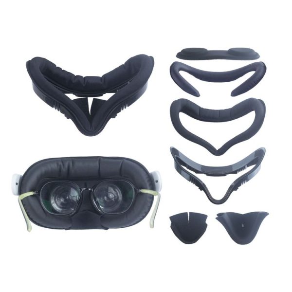 Meta Quest 2 VR Headset 6pcs / set Replacement Face Eye Pad Cushion (Black) - Image 2