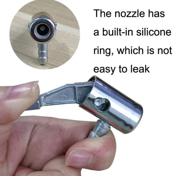 2pcs Vehicle Inflatable Pump Tube Joint Tire Mouth Gas Mouth Tube Fast Connector Inflatable PumpTo Rotate No Deflating - Image 3