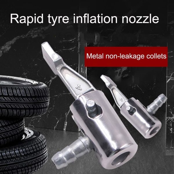 2pcs Vehicle Inflatable Pump Tube Joint Tire Mouth Gas Mouth Tube Fast Connector Inflatable PumpTo Rotate No Deflating - Image 5