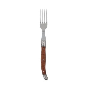 Rosewood Handle Stainless Steel Knife and Fork Cutlery, Spec: 1 Fork
