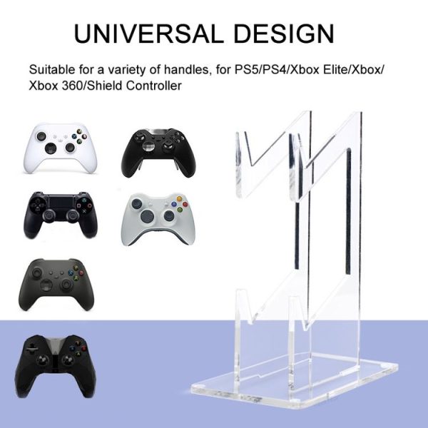 PS4 / PS5 / PS3 Acrylic Double Layer Game Handle Storage Bracket (Transparent) - Image 2