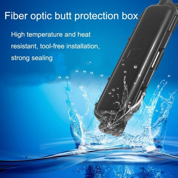 P-1101-5 5pcs SC Type Optical Fiber Waterproof Protective Box Leather Light Cable Continuation Box - Image 5