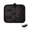 Zipper Storage Package Portable Multi-Function Tool Storage Bag, Style: B Leather+Canvas