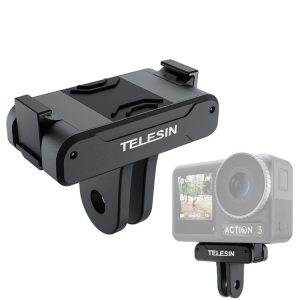 DJI OSMO Action 3 TELESIN Magnetic Two Claw Adapter Action Camera Accessories