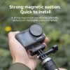 DJI OSMO Action 3 TELESIN Magnetic Two Claw Adapter Action Camera Accessories - Image 5